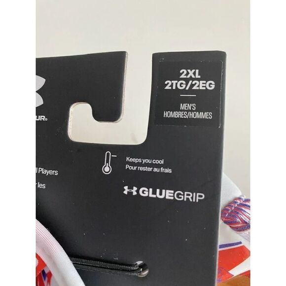 Limited Edition Under Armour Men's UA Blur Football Gloves Size XXL - Picture 2 of 10